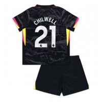 Camiseta Chelsea Ben Chilwell #21 Tercera Equipación Replica 2024-25 para niños mangas cortas (+ Pantalones cortos)